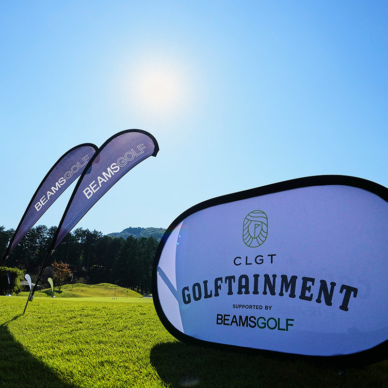 CLGT＆BEAMS GOLF　Pop up banner design/Production